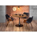 Стол обеденный HALMAR CARMELO орех/черный 100